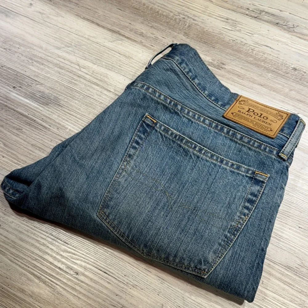 Polo Ralph Lauren Hampton Relaxed Straight Jeans Mens 36x32